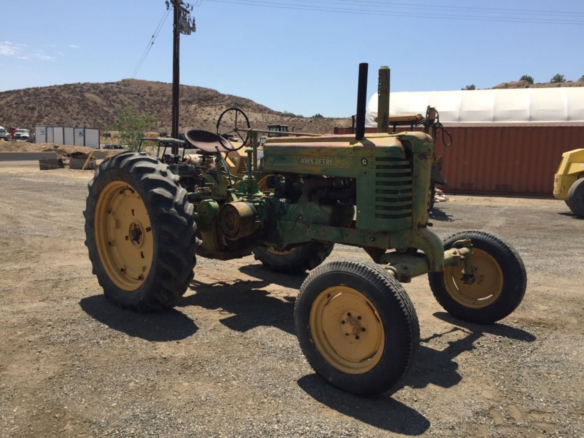 Vintage John Deere G Wide Agricultural Tractor, - Image 2 of 15