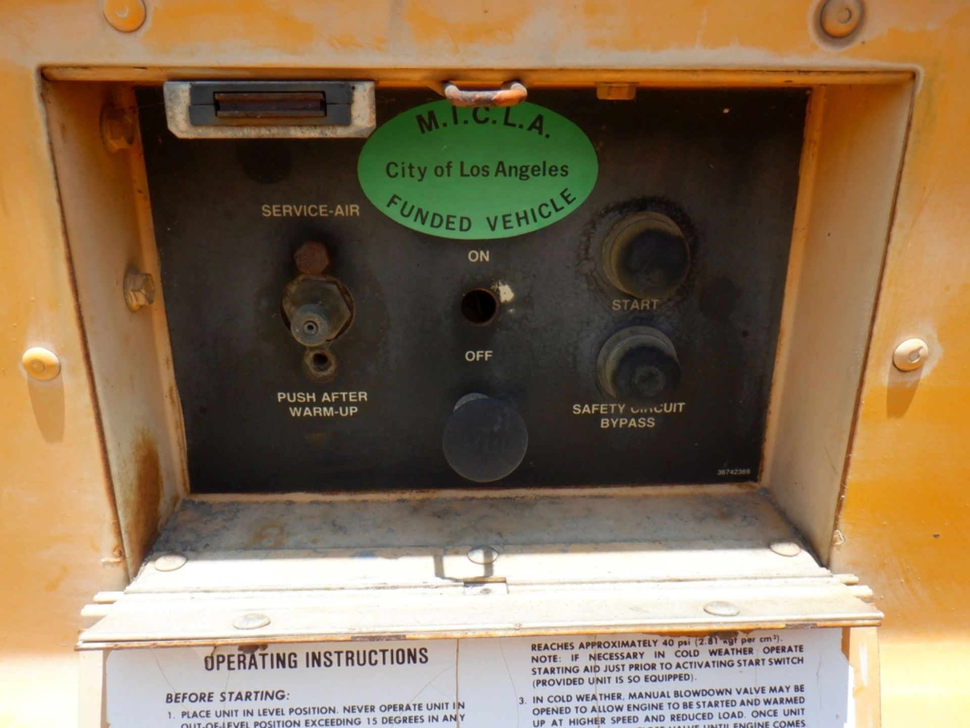 Ingersoll Rand 160CMF Air Compressor, - Image 7 of 12