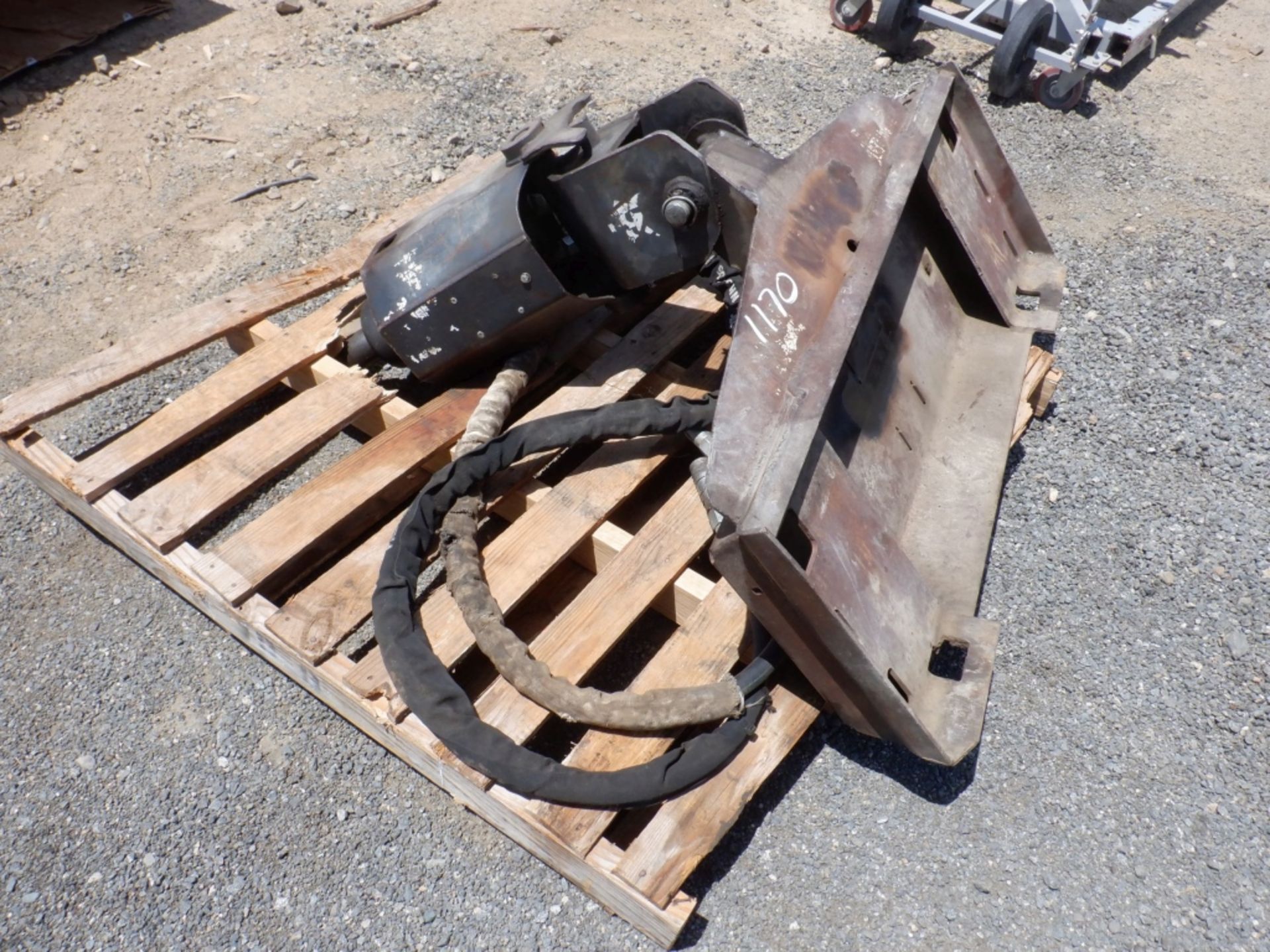 Bobcat Hydraulic Auger Attachment, - Image 2 of 5