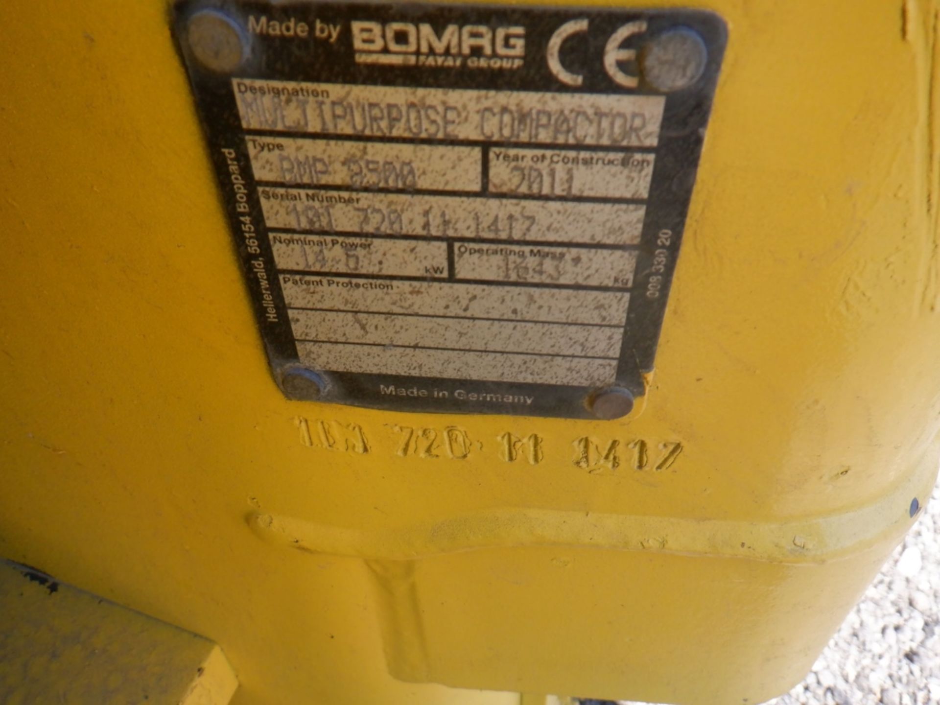 Bomag BMP8500 Walk-Behind Vibratory Tandem - Image 10 of 11
