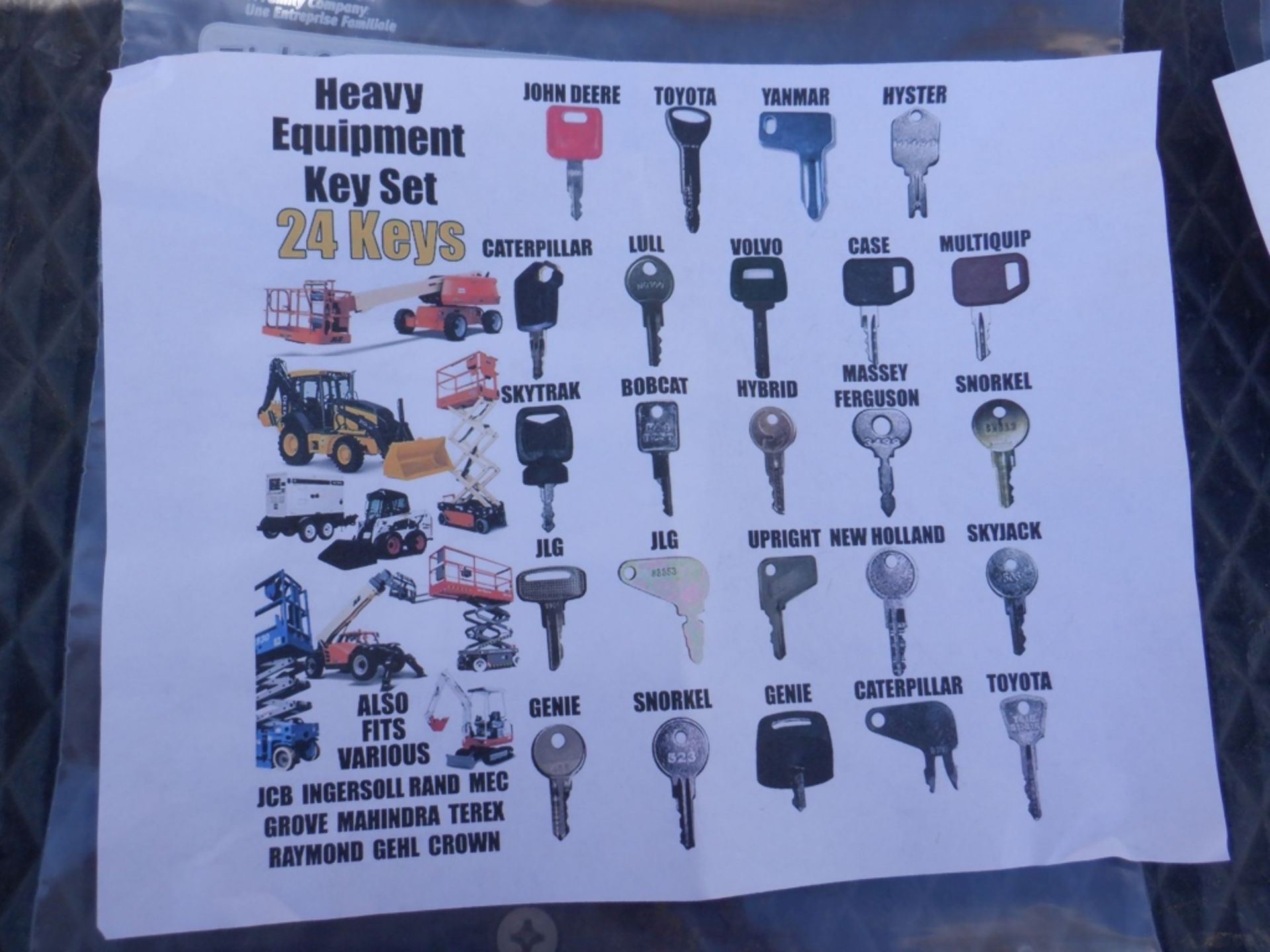 (24) Heavy Equipment Master Keys. - Image 2 of 2