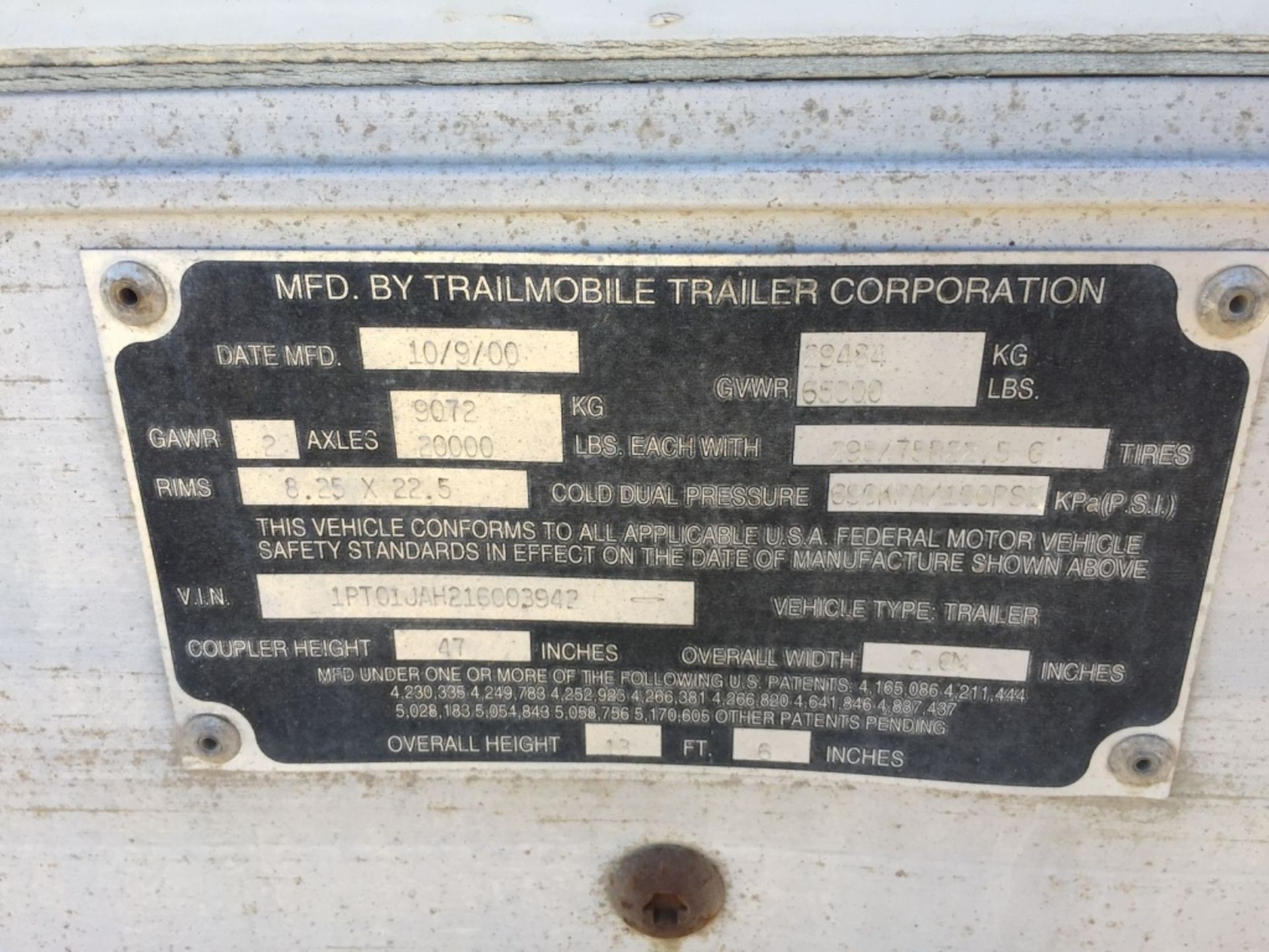 Trailmobile Van Trailer, - Image 13 of 13