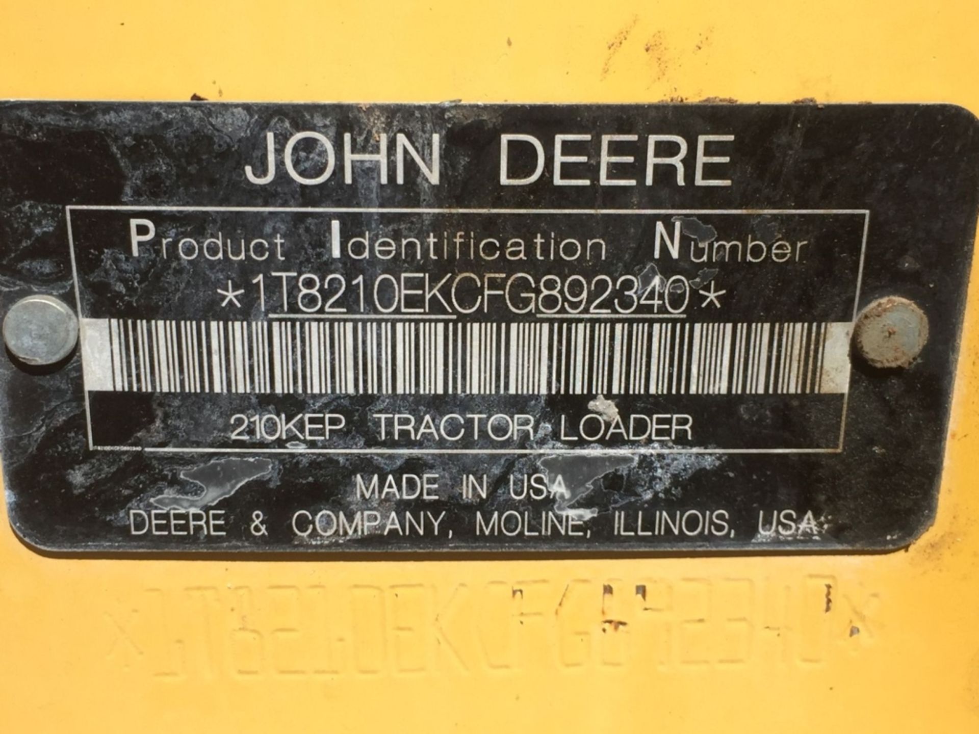 2015 John Deere 210KEP Skip Loader, - Image 25 of 26