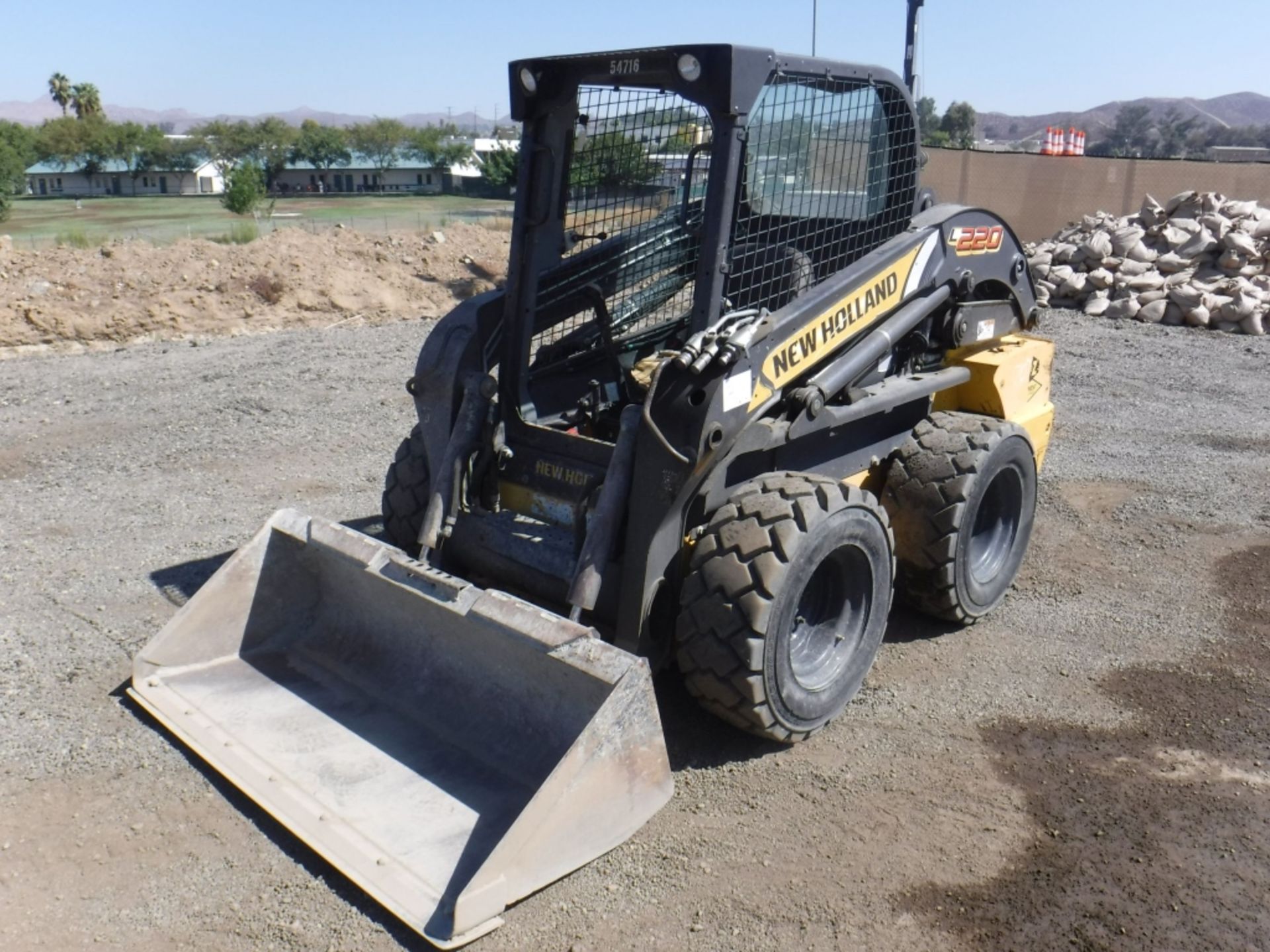 New Holland L220 Skid Steer Loader,