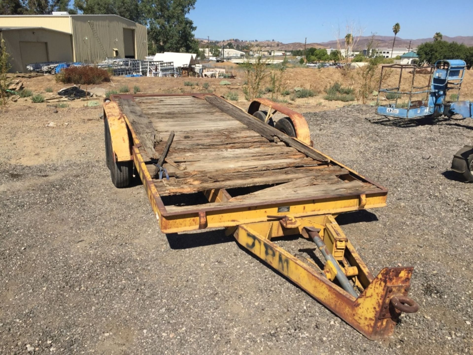 Hanner Tilt Deck Equipment Trailer, - Image 2 of 10