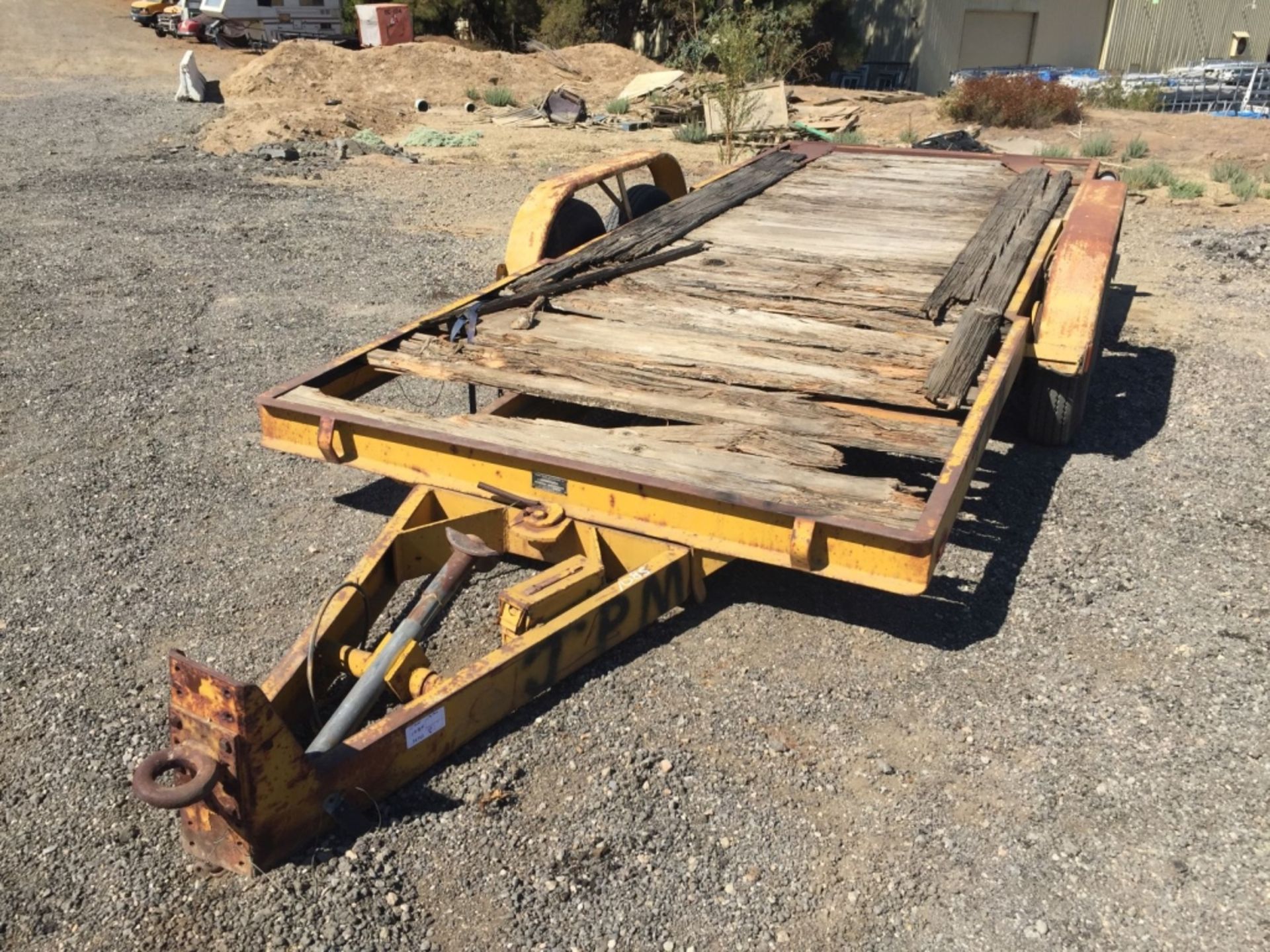 Hanner Tilt Deck Equipment Trailer,