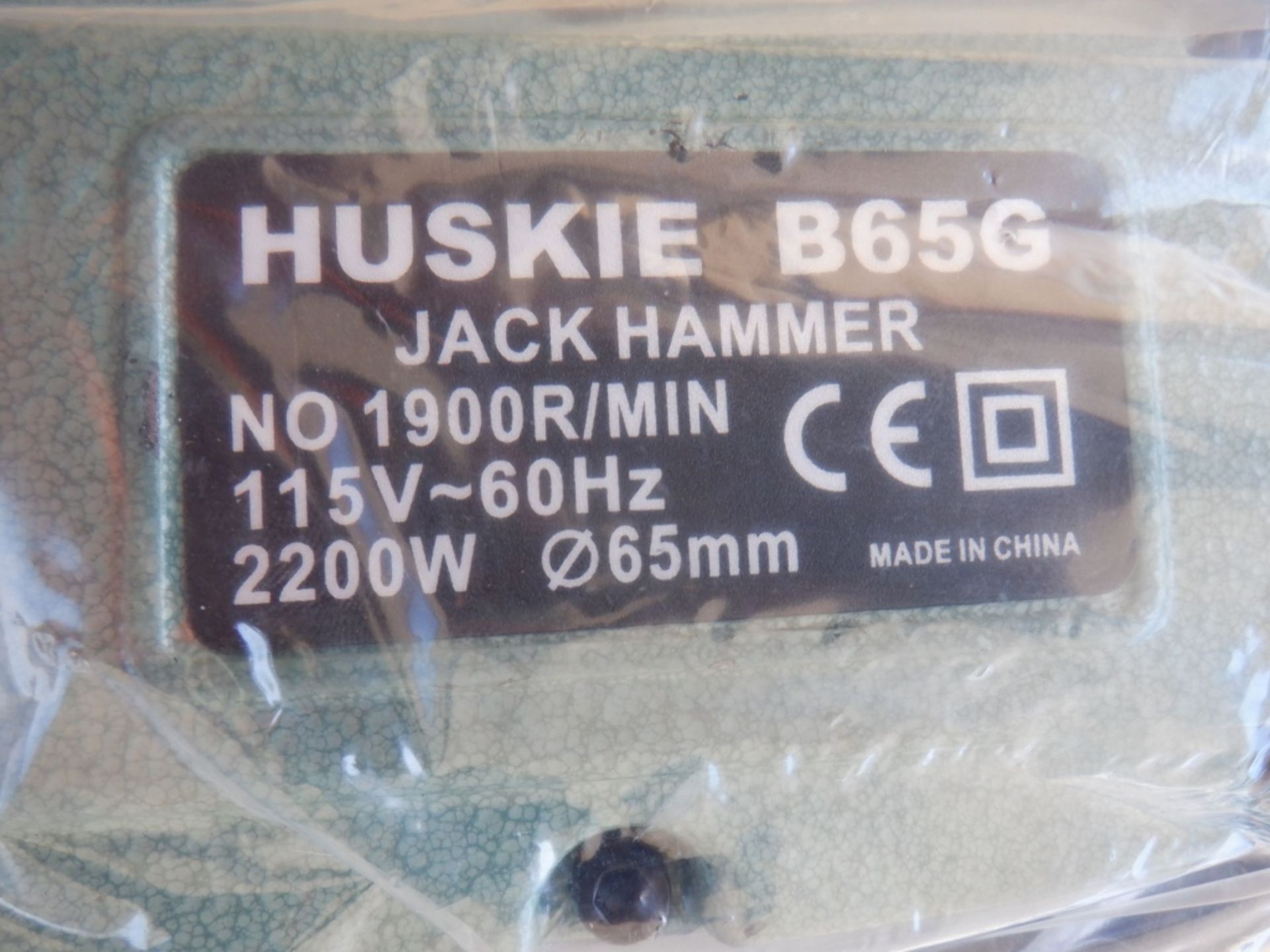 Unused 2021 Huskie B65G Demolition Hammer, - Image 2 of 2