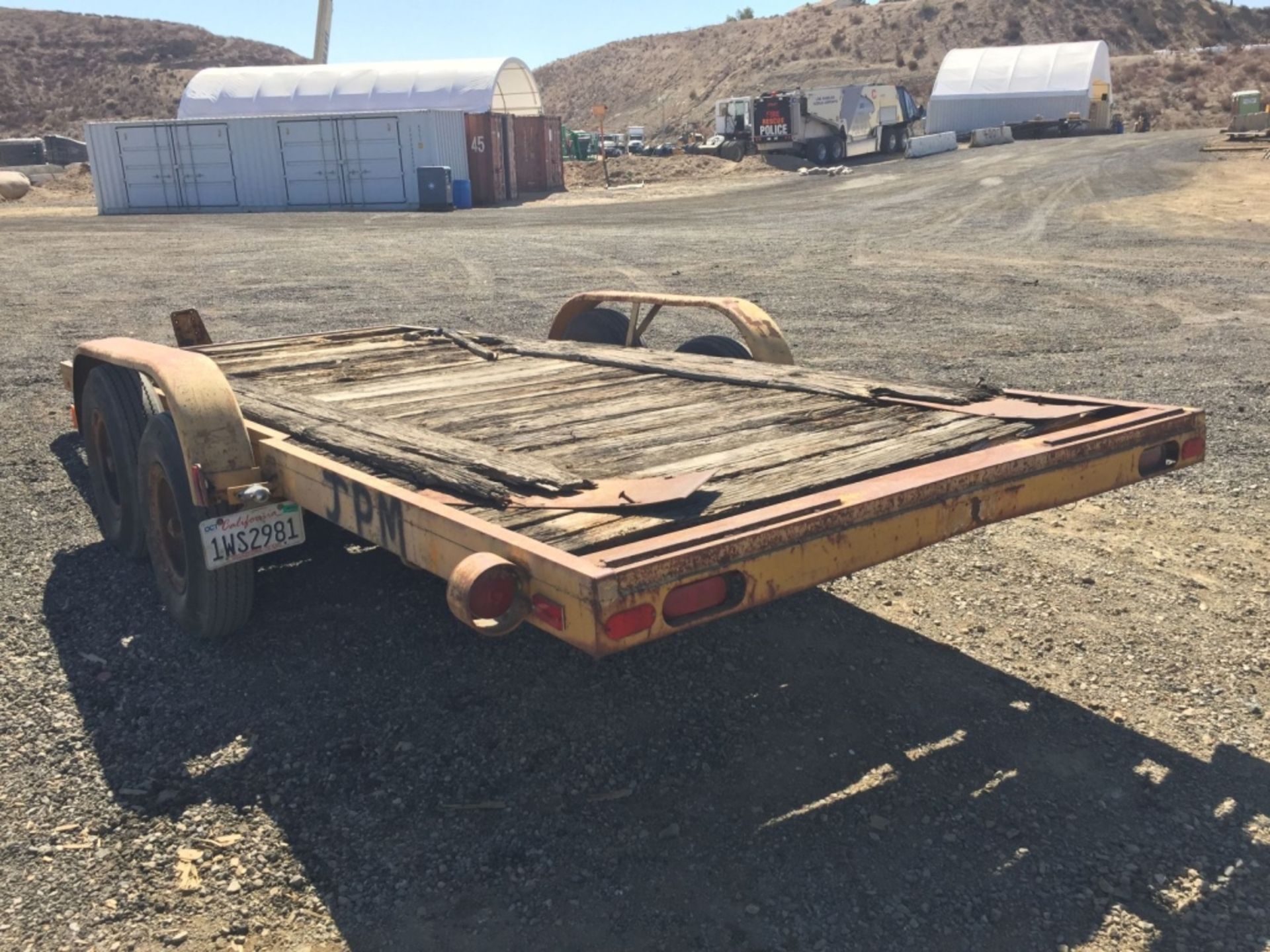 Hanner Tilt Deck Equipment Trailer, - Image 4 of 10