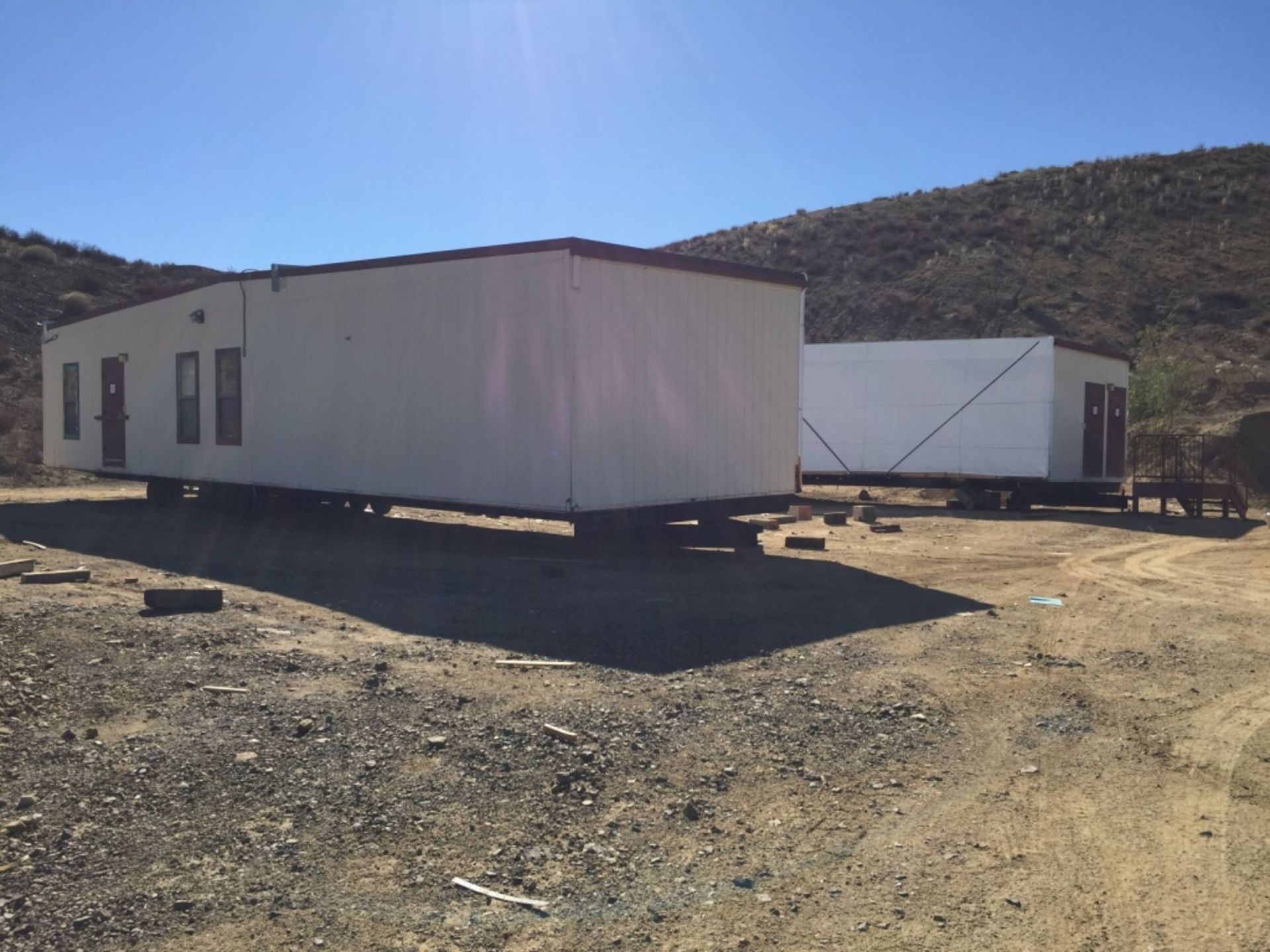 (2) 15'7" x 60' x 14'6" Office Trailers,