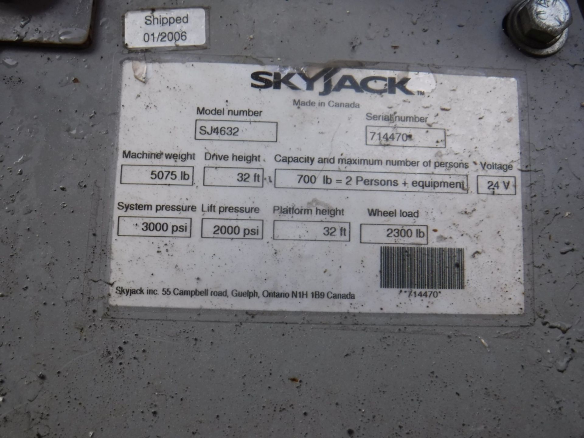 SkyJack SJIII4632 Scissor Lift - Image 12 of 13