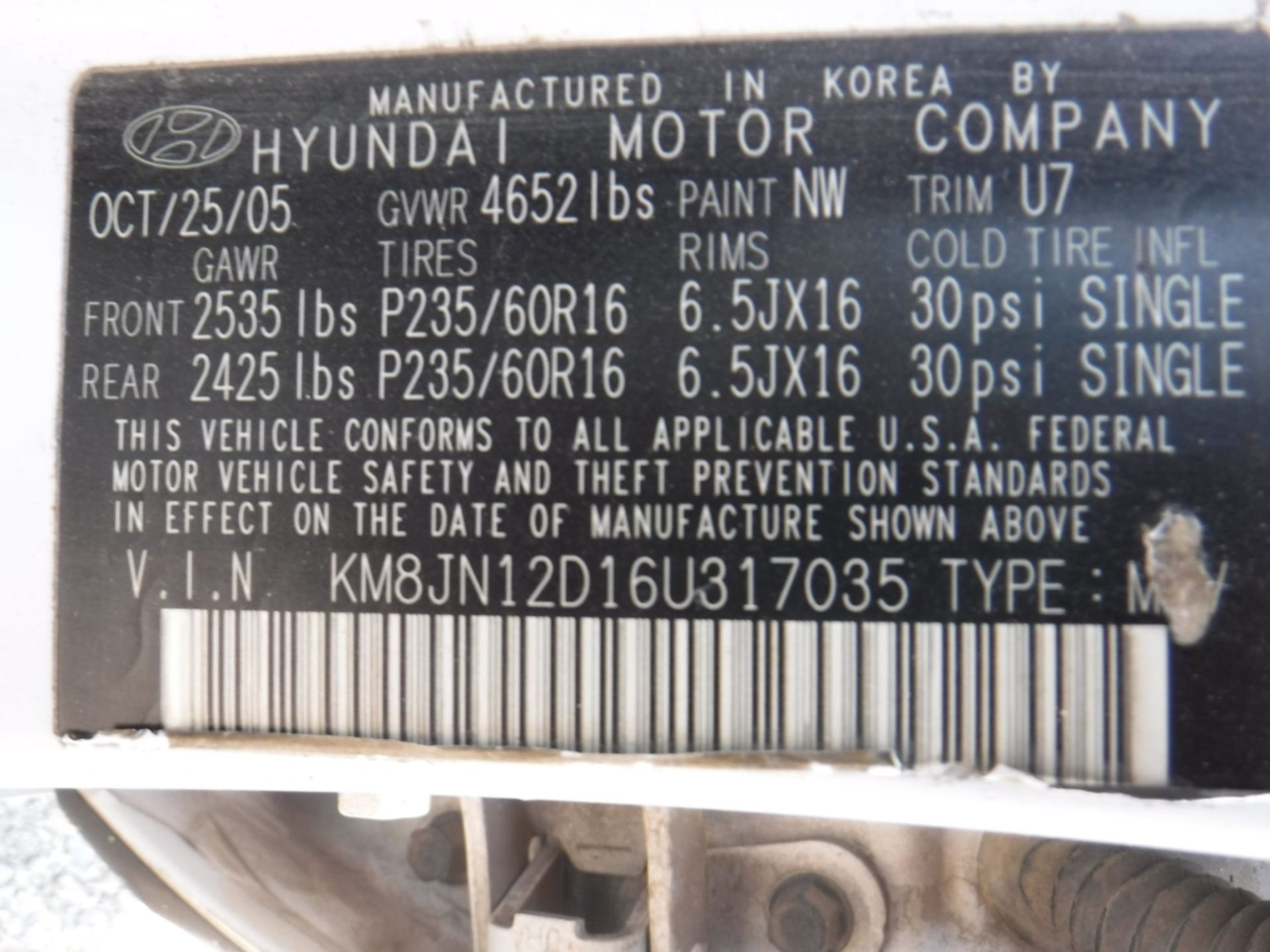 Hyundai Tucson SRS, - Image 20 of 20