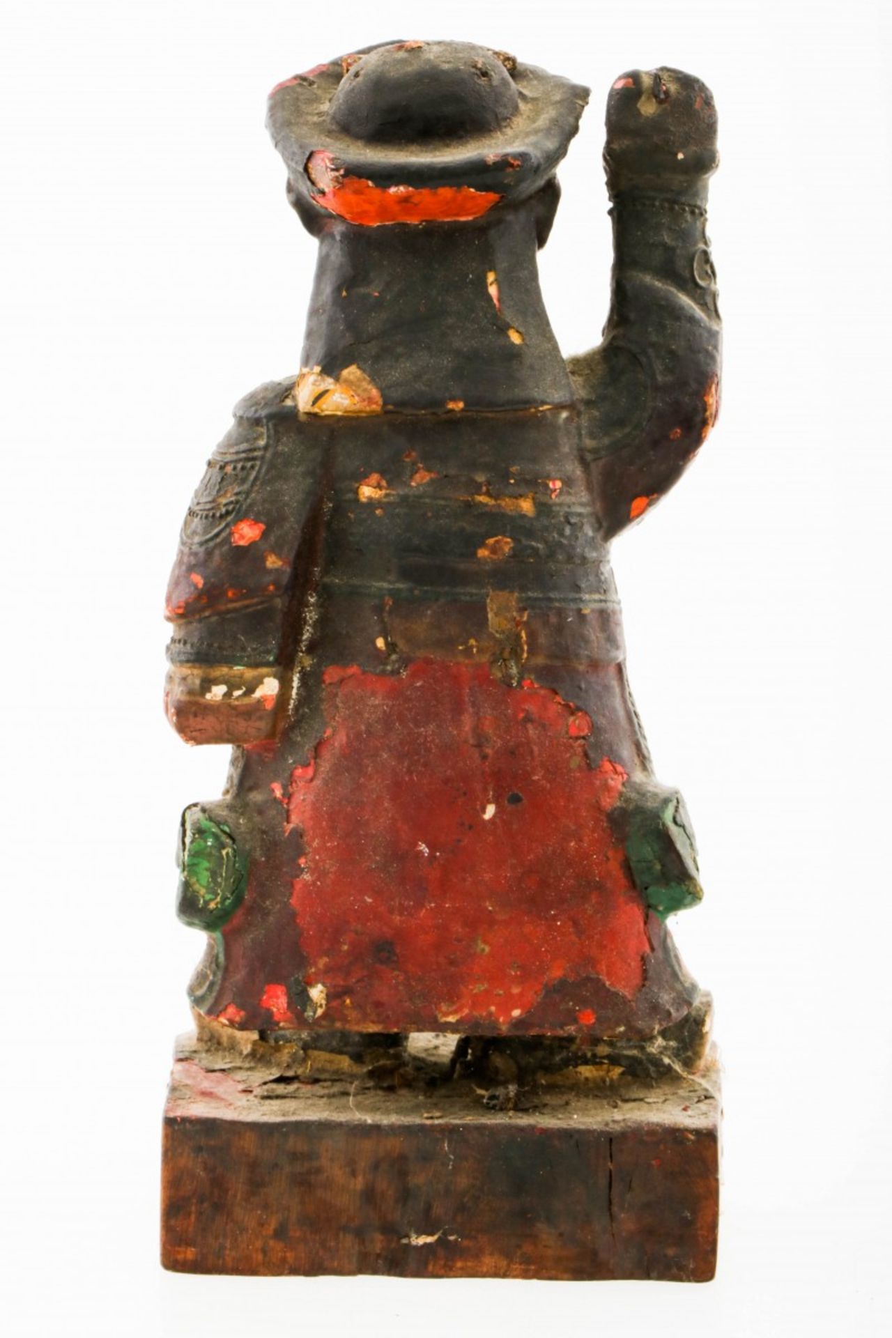 A wooden statue, Indonesia, approx. 1900. - Bild 2 aus 2