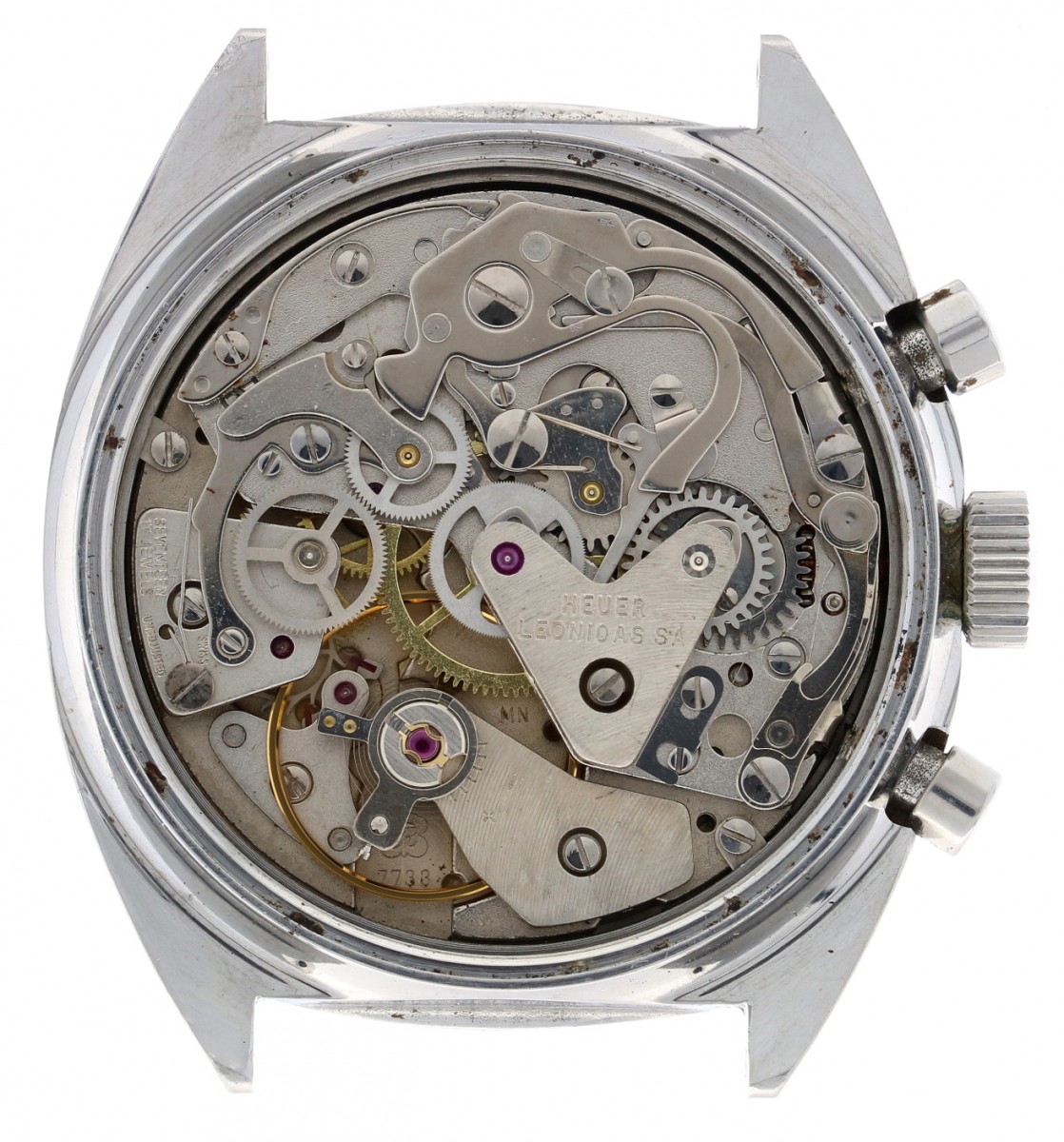 Heuer Carrera 7733 - Men's watch - ca. 1970 - Image 6 of 7