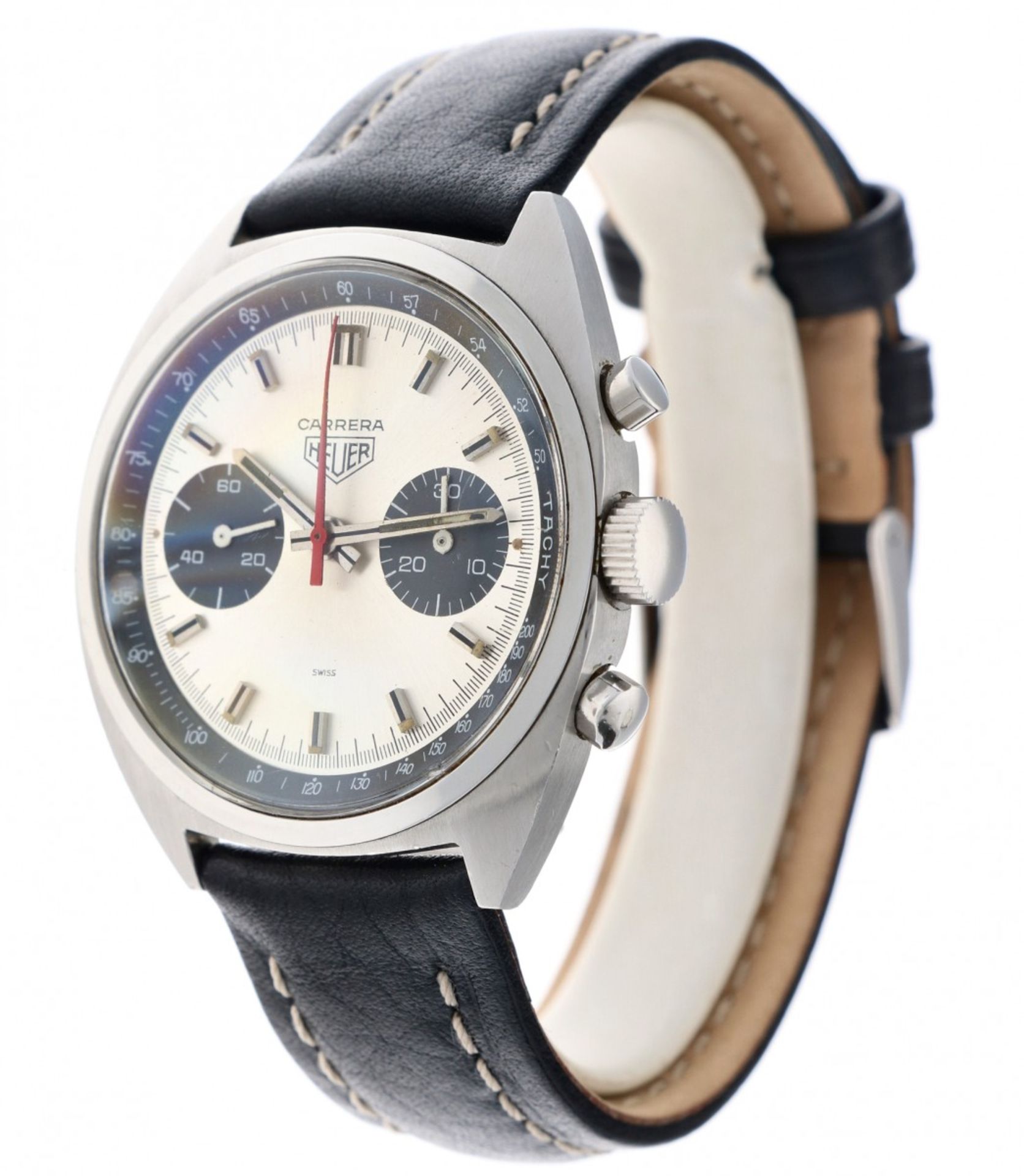 Heuer Carrera 7733 - Men's watch - ca. 1970 - Image 2 of 7