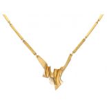 Yellow gold Lapponia Valeriana necklace - 14 ct.