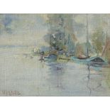 Hendrik Jan Wolter (Amsterdam 1873 – 1952 Amersfoort), On the river Amstel (?)