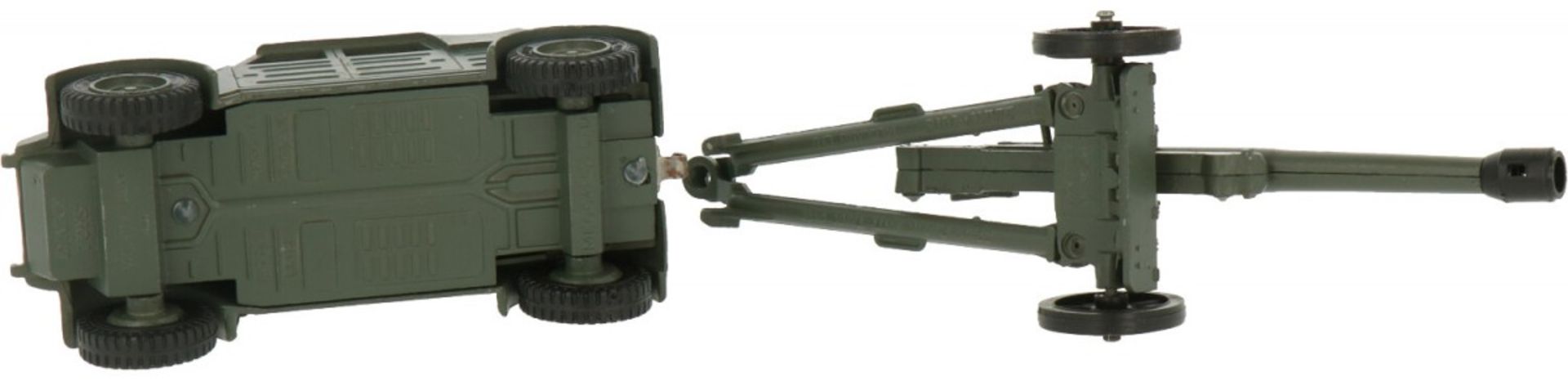 Dinky toys 617 Volkswagen KDF with 50mm P.A.K. anti tank gun - Image 3 of 3