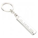 Silver Tiffany & Co. 1837 key chain - 925/1000.