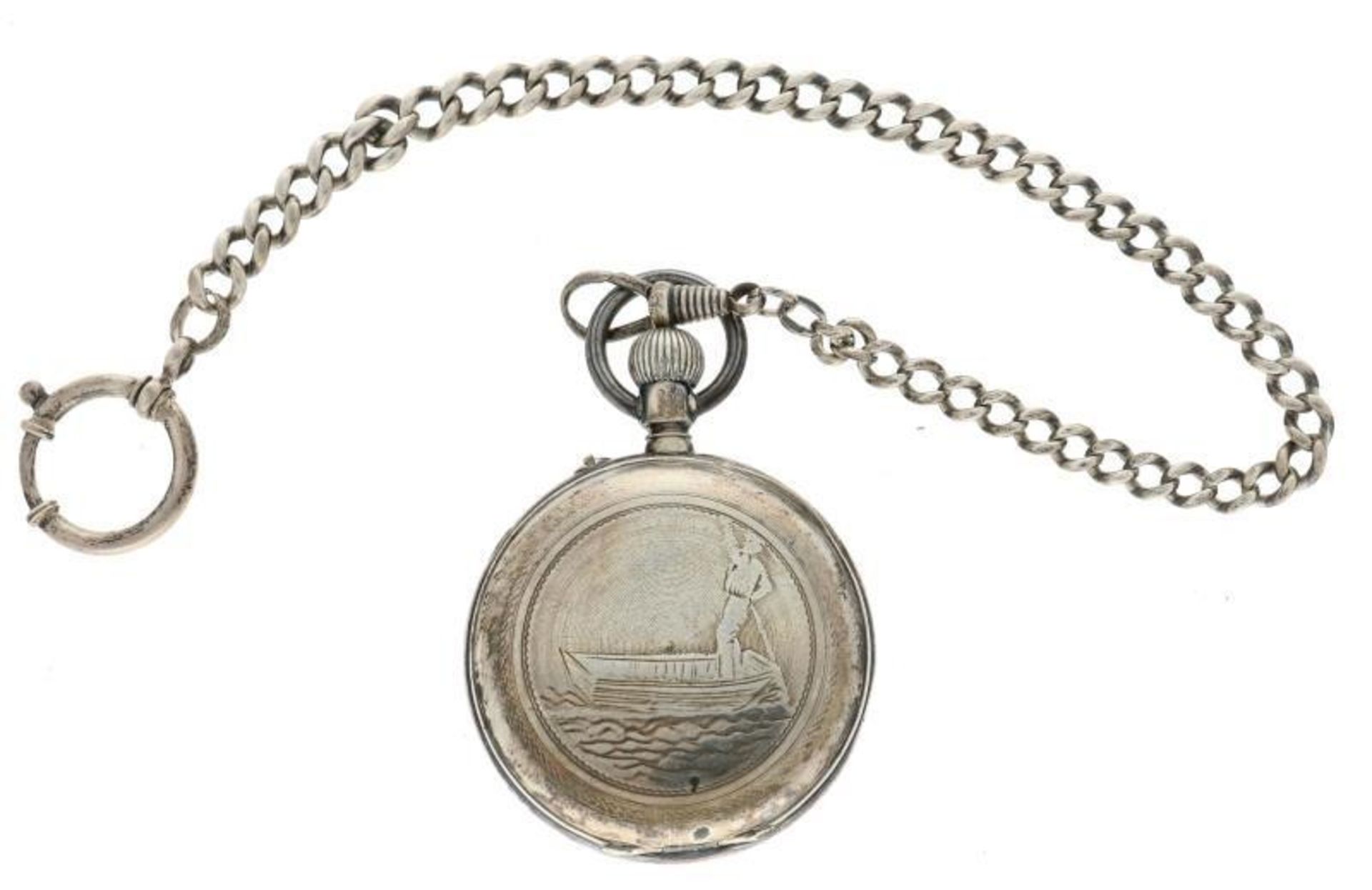 Silver pocketwatch - Men's Pocketwatch - Manual winding - Ca. 1901. - Image 2 of 5