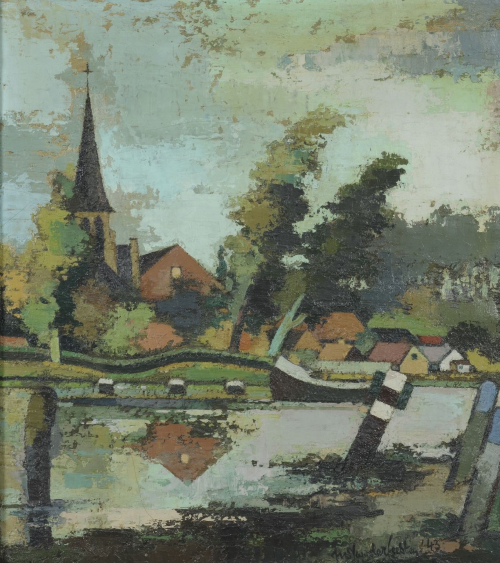 Vanderfeesten, View of a river.