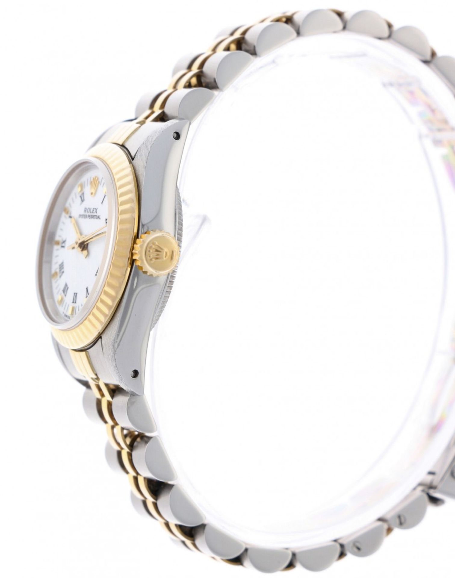 Rolex Oyster Perpetual 67193 - Ladies watch - ca. 1987 - Image 5 of 5