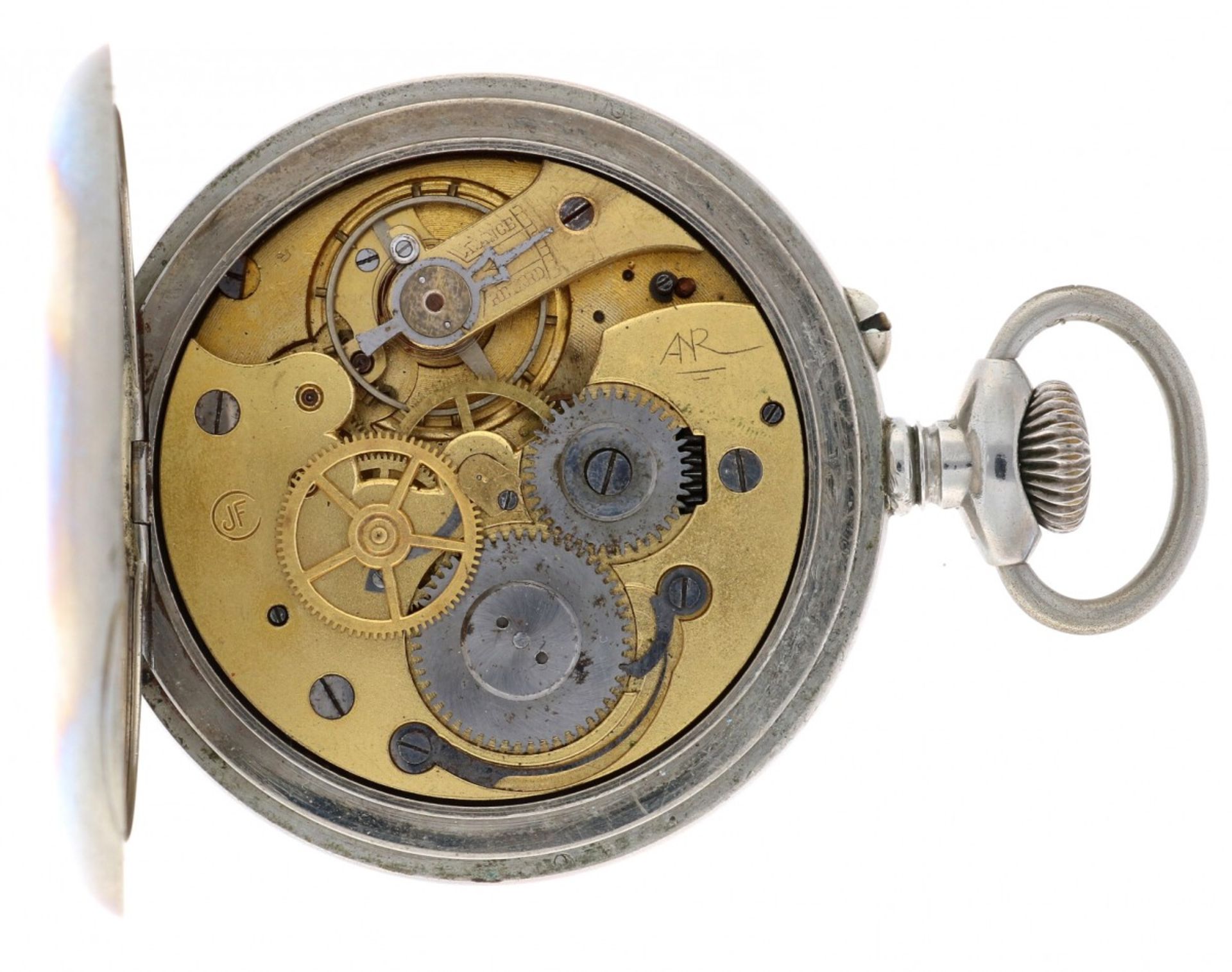 Pocket Watch Swiss Ankergang, 'Japy Freres, Colombophile' - ca. 1850 - Image 5 of 5