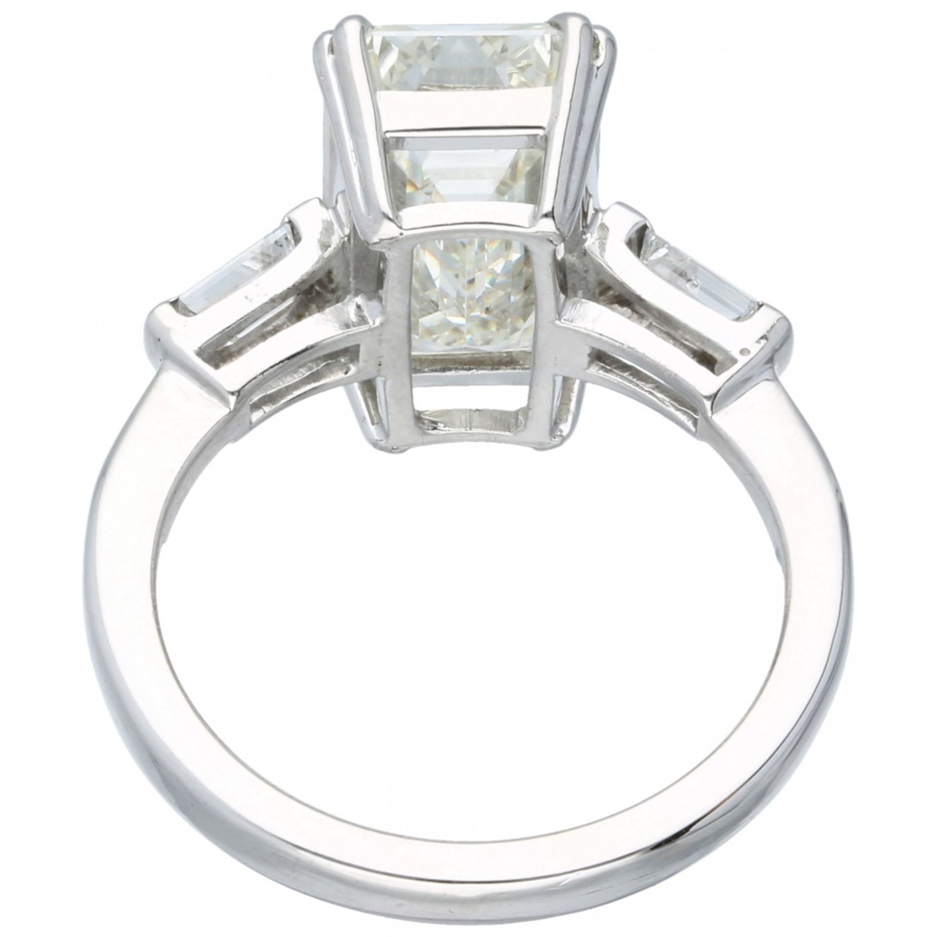 White gold Louis Reichman shoulder ring set with approx. 4.56 ct. diamond - 18 ct. - Image 4 of 9