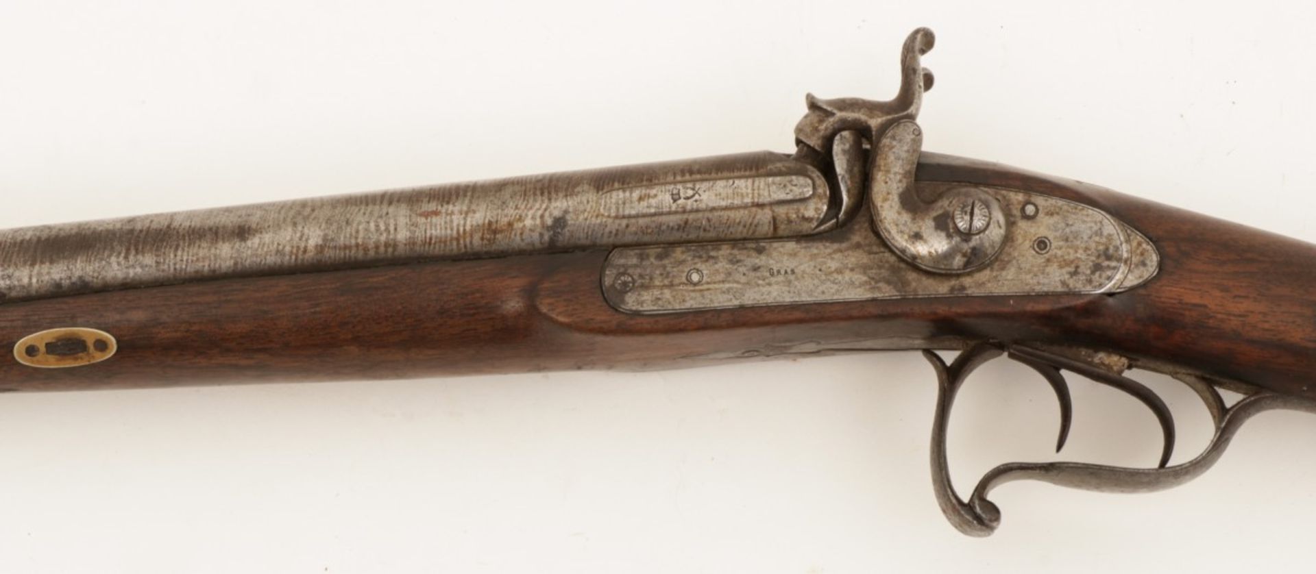 A MAS percussion rifle, France, late 19th century. - Image 2 of 4