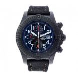 Breitling Super Avenger Black Steel M13370 - Men's watch - ca. 2008