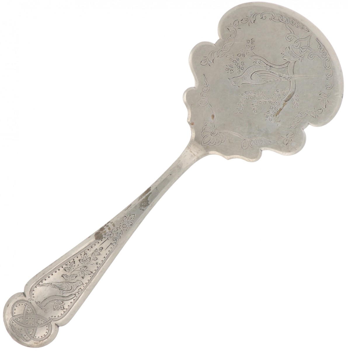 Pie scoop silver.