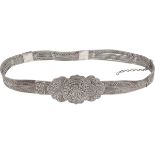 Kamarpatti bridal belt silver.