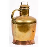 A copper water jug, 19th century.