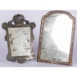 A lot comprised of (2) various mirror frames, o.w. one with Chinoiserie motif, 19th and 20th century