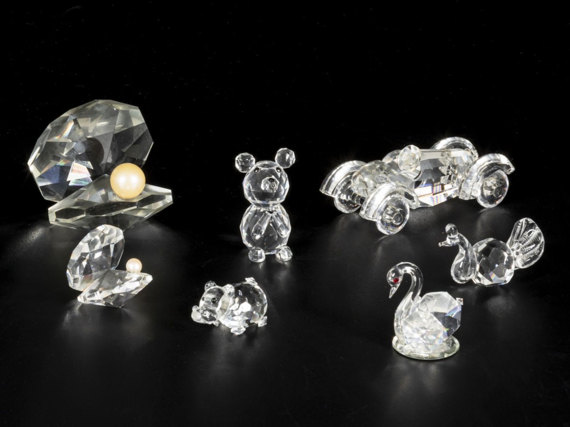 (7) Part lot Swarovski miniatures.