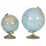 A lot comprised of (2) various globes, 20th century.