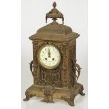 An A.D. Mougin Louis XVI-style chimney clock, France, late 19th century.