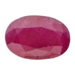 GJSPC Certified Natural African Ruby Gemstone 2.79 ct.