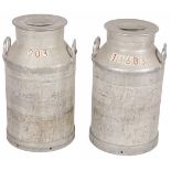 A set of (2) milk churns, Dutch, 20th century.