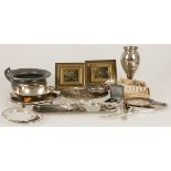 A lot miscellaneous including silver-plated items, 20th century.