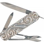 Pocket knife silver.