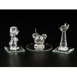 (6) piece lot of Swarovski miniatures.