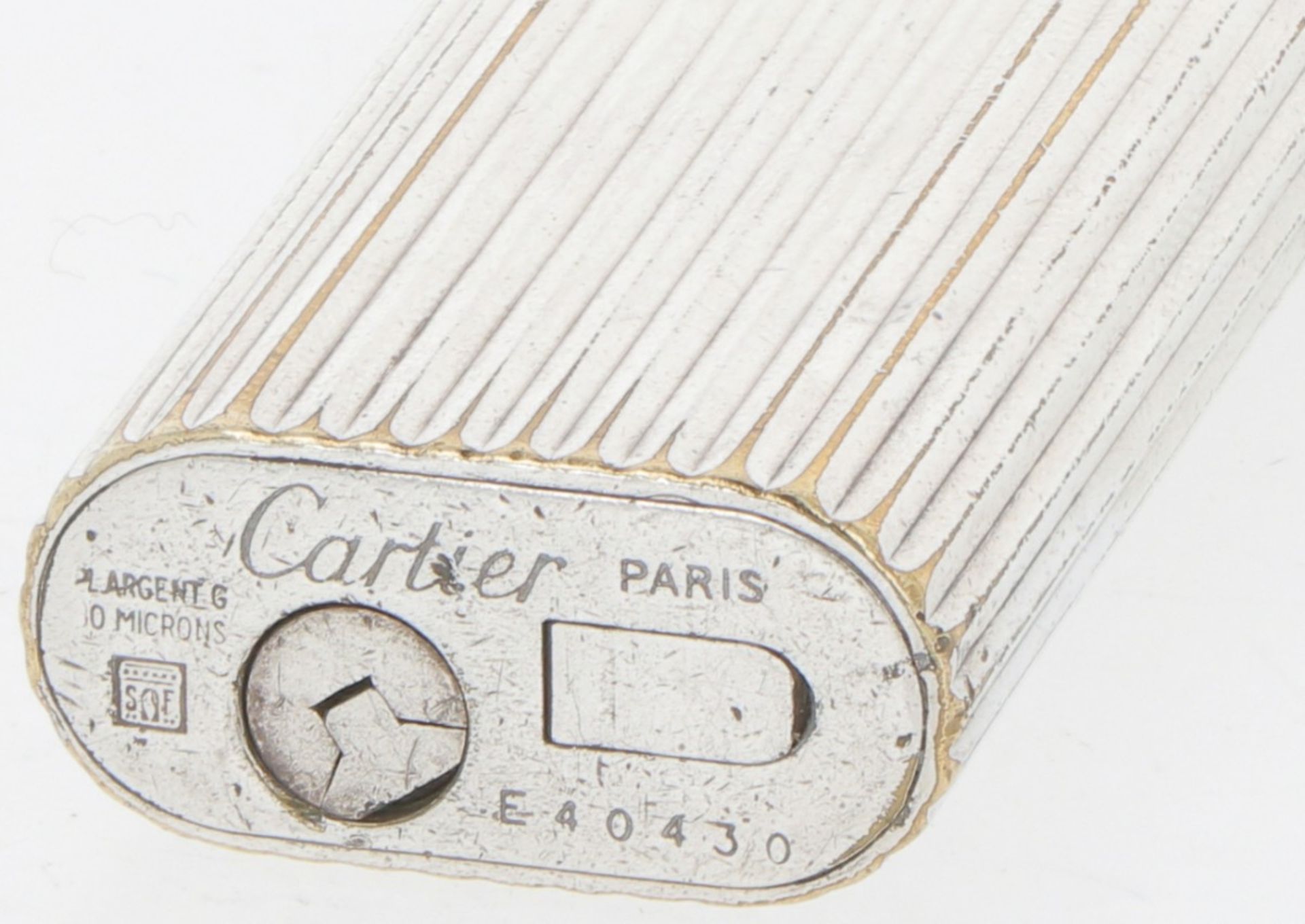 Cartier lighter silver-plated. - Image 3 of 3