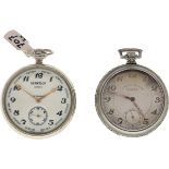 Lot (2) Pocket Watches - Gent's - appr. 1900