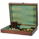 A lot of (3) various games including backgammon, 20th century.