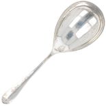 Rice spoon 'Haags Lofje' silver.