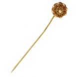 Yellow gold lapel pin with a Zeeland knot - 14 ct.