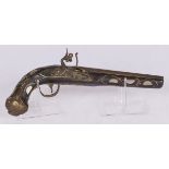A British equestrian flintlock pistol for the Ottoman Empire, late 19th/ early 20th century.