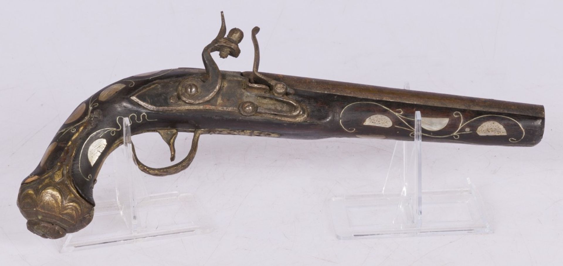 A British equestrian flintlock pistol for the Ottoman Empire, late 19th/ early 20th century.