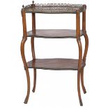 A rosewood etagere, France, 1st half of the 20th century.