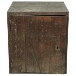 An oakwood safe, 1st half of the 20th century.